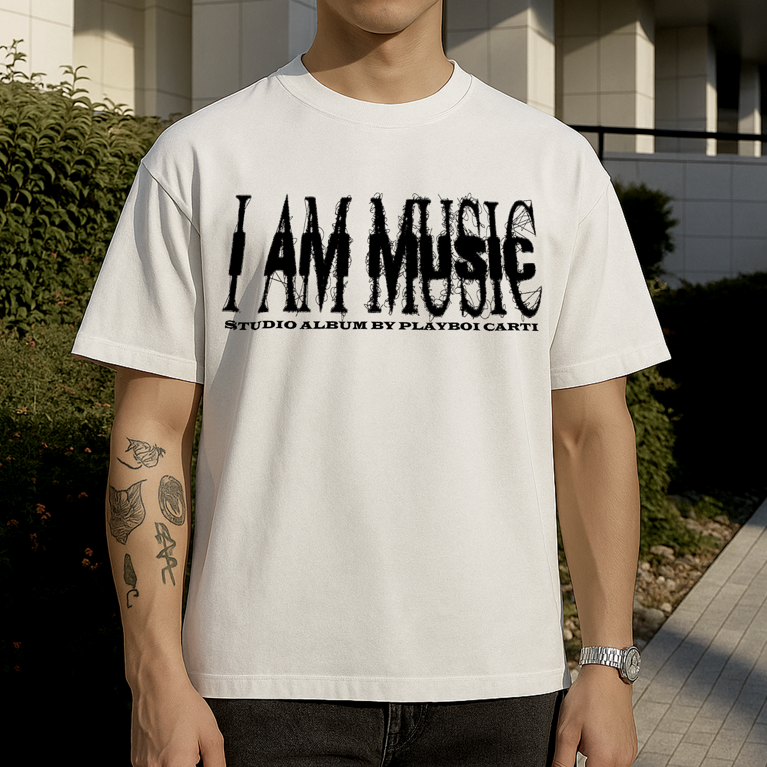 I AM MUSIC ALBUM TEE