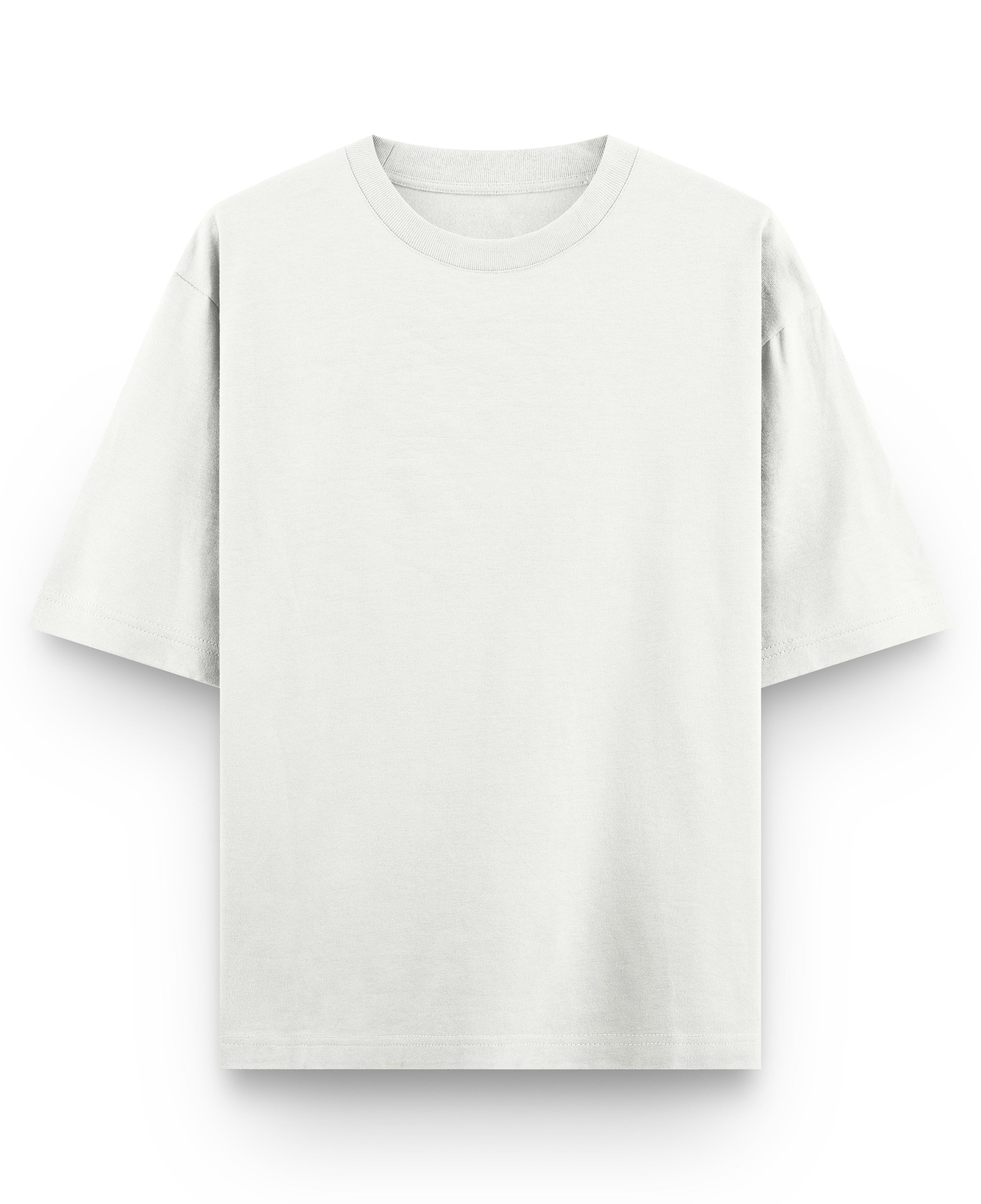 Off White Oversized T-shirt Front Design