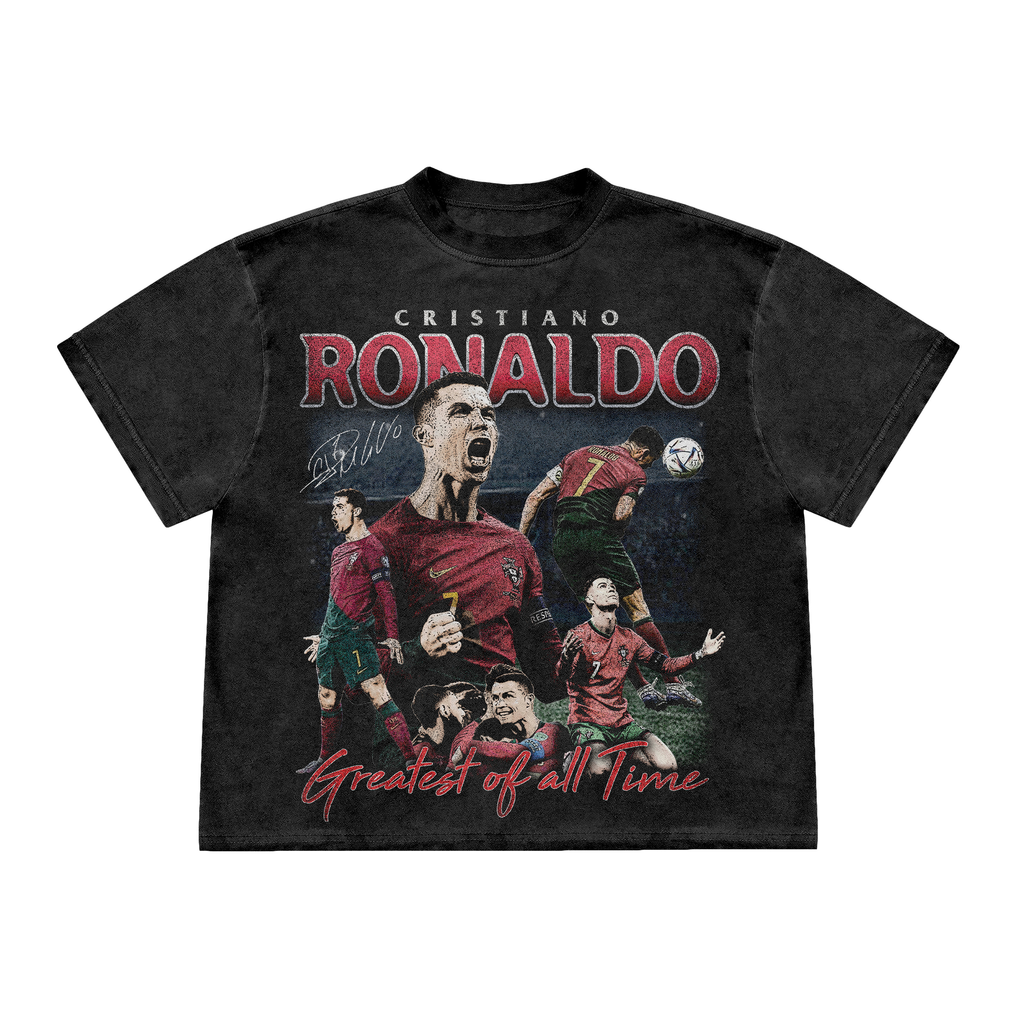 RONALDO ACID WASH TEE